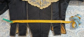 Traje Fallera Negro y Dorado Talla 44/46