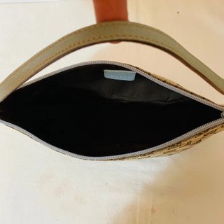 Borsa baguette Gucci in tela