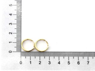 E1811566-66    Argollas Oro 18k Con Circonita