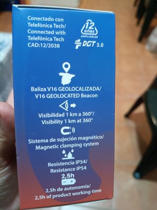 Luz Emergencia V16 DGT FlashMate Homologada