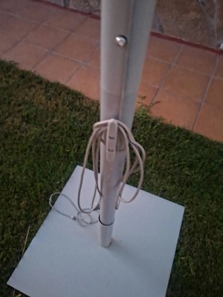 Sombrilla  grande beige