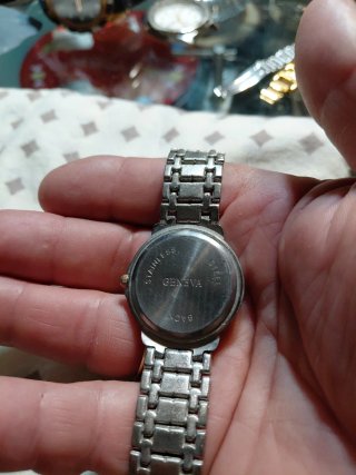 Reloj Geneva Dama Plata Pila Nueva