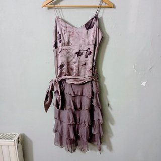 Vestido gasa, ideal para cualquier evento.