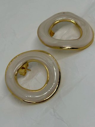 Pendientes Aro Bañados en Oro 18k