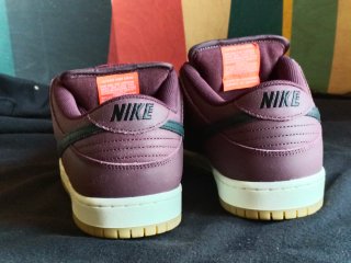 Nike SB Dunk Low Pro ISO Burgundy Crush - Talla 45