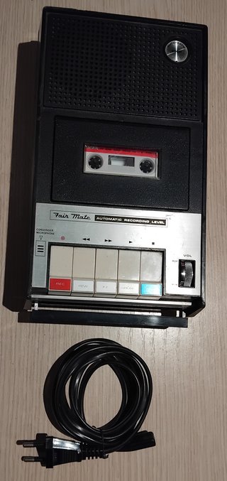 Registratore Cassette Fair Mate Vintage Anni '70