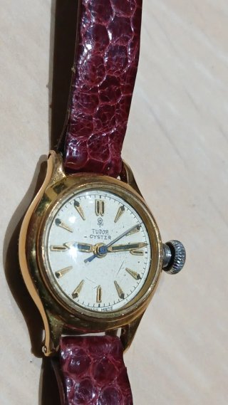 Orologio Tudor Oyster placato oro donna, 22mm