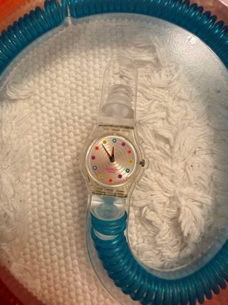 Lotto n. 3 orologi Swatch trasparenti