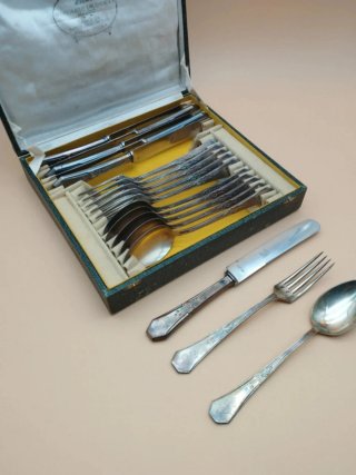 Cubertería Meneses Antigua (1900-1930) Completa
