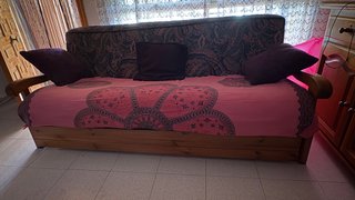 Sofá Cama Libro con Cama Supletoria