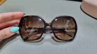 Occhiali da sole Thomas Burberry da donna marrone