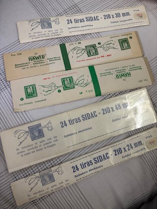 Cajas Filoestuches para Sellos HAWID SIDAC