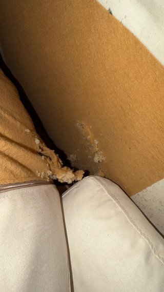 Sofá 2 plazas beige tela