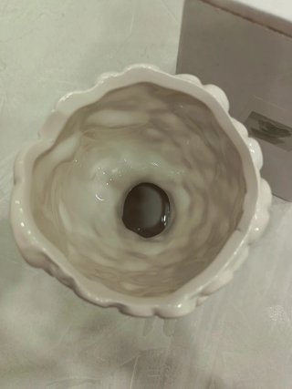 Vaso/portapiante mezzo busto donna in ceramica