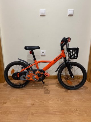Bicicleta Infantil B'Twin Robot 500 16 Naranja