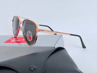 Gafas de sol Ray-Ban Aviator Doradas Polarizadas
