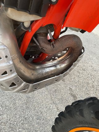 KTM Enduro 300cc Naranja y Blanca