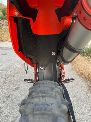 KTM Enduro 300cc Naranja y Blanca