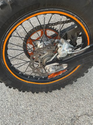 KTM Enduro 300cc Naranja y Blanca