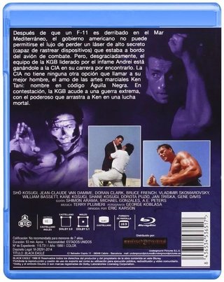 AGUILA NEGRA , Van Damme (BLURAY precintado)