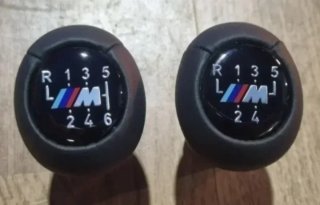 Pomo de palanca de cambios BMW piel negra corto M