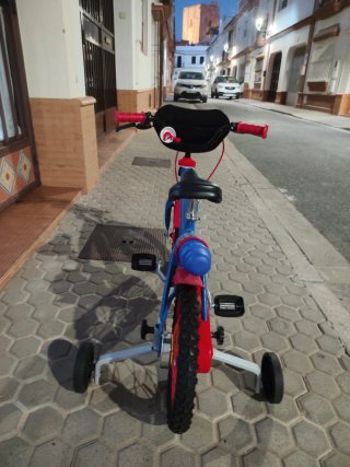 Bicicleta Spiderman 14"