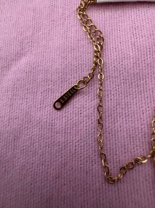 Collana rosa acciaio inossidabile