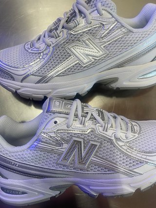 New Balance Sneakers Donna Argento/Bianco 37.5