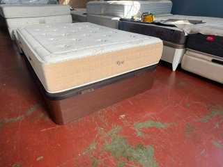 Canapé Madera Tapa 3D + Colchón Flex Visco135x190