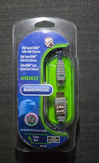 Cable HDMI BANDRIDGE Alta Velocidad con Ethernet