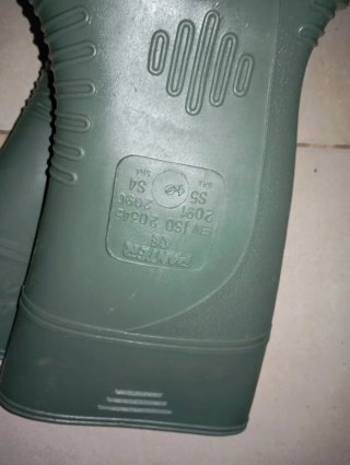 Botas de seguridad verdes