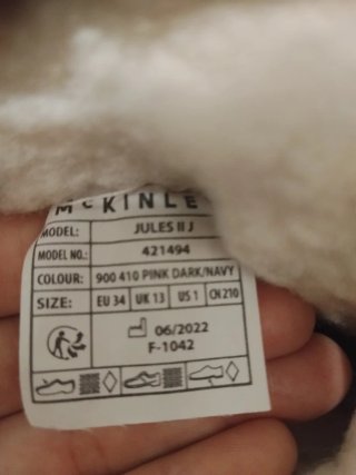 Botas de nieve niña Talla 34,solo un uso