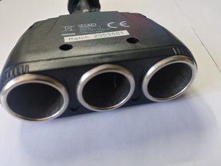 Adaptador mechero coche 1 a 3
