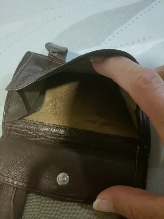 Portafoglio marrone da uomo