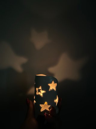 Porta-vela de estrela | Feitas à mão