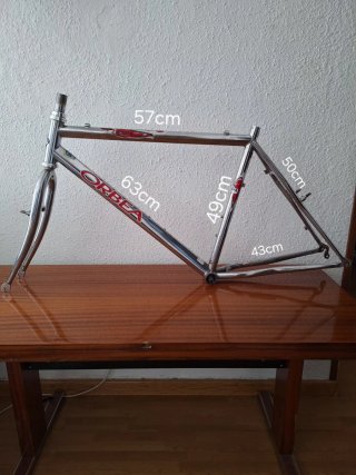 Cuadro Orbea Sherpa Cromoly y sillin