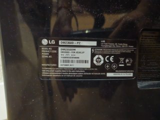 Monitor TV LG Nero modello Dm2350 dm