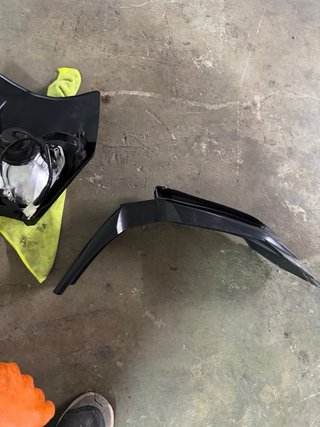 Careta y guardabarros KTM Faro Supermotard