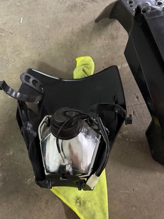 Careta y guardabarros KTM Faro Supermotard