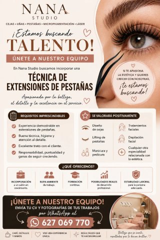 Lashista y más.