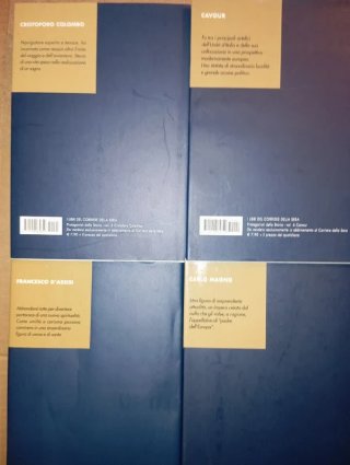 4 libri della collana "Protagonisti della Storia"