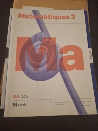 Matemàtiques 2 BA LOMLOE
