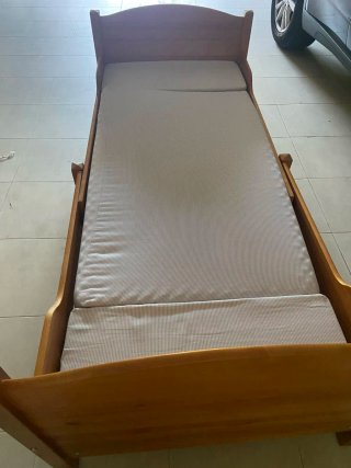Cama infantil extensible madera
