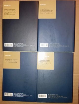 4 libri della collana "Protagonisti della Storia"