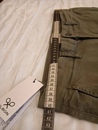 Pantalón cargo Silbon verde militar Talla M