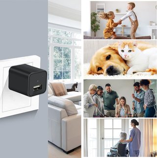 Cámara Espía Mini Cargador USB 1080P