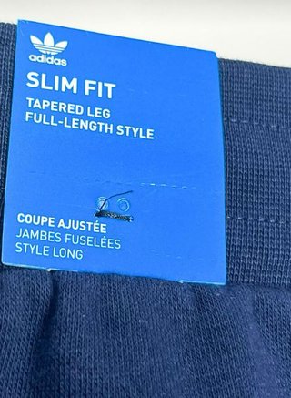 Pantaloni Tuta Adidas Blu Strisce Taglia XS
