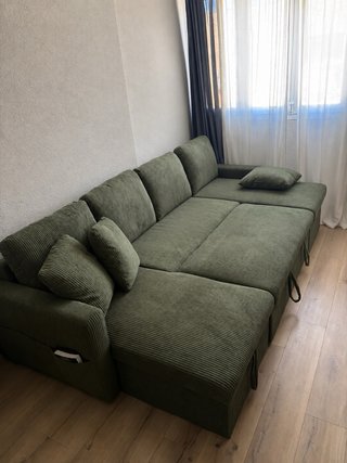 Sofá cama 4 plazas chaise longue