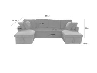 Sofá cama 4 plazas chaise longue