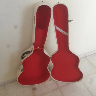 Funda de guitarra rígida vintage